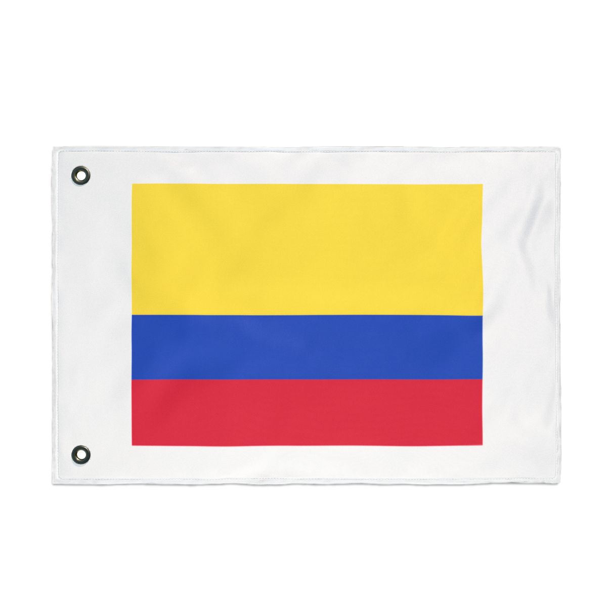 Bold Colombia Flag Patriotic Glass Flags
