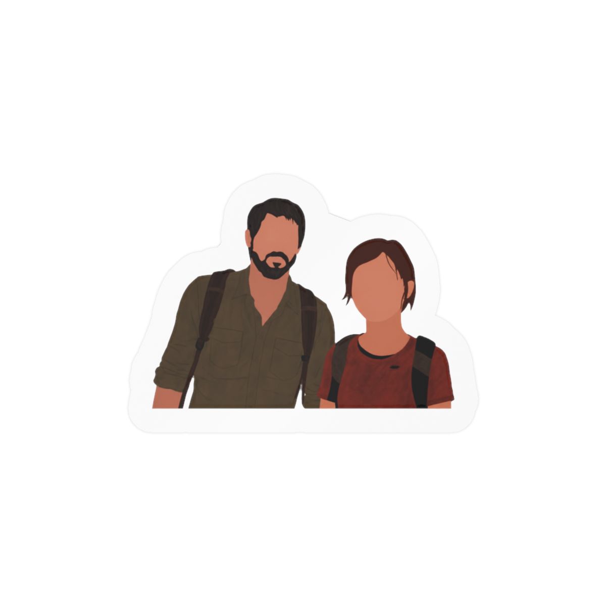 Joel & Ellie The Last of Us Sticker | Epic Gamer Vinyl Decal