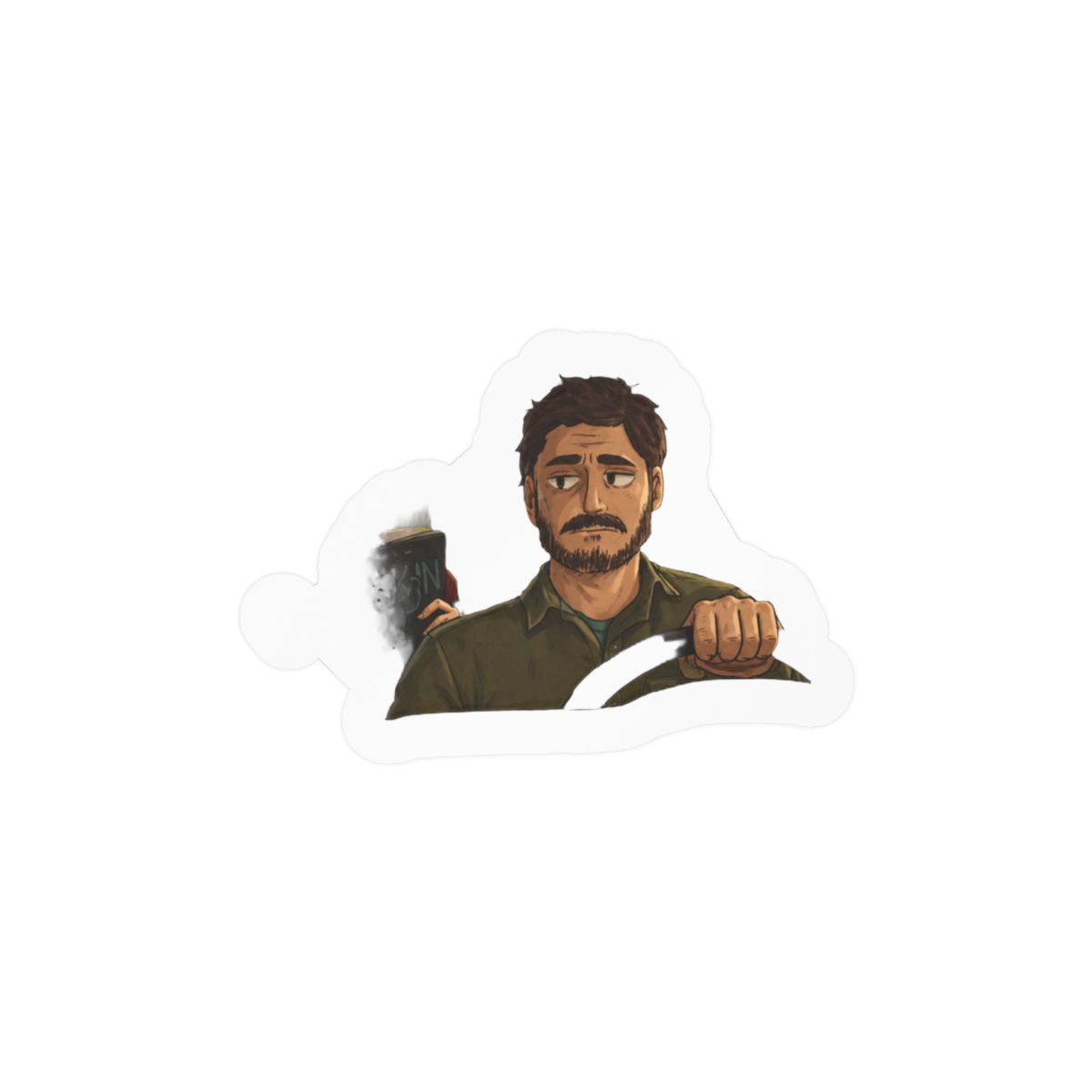 Ellie and Joel The Last of Us Sticker | Iconic Vinyl Decal