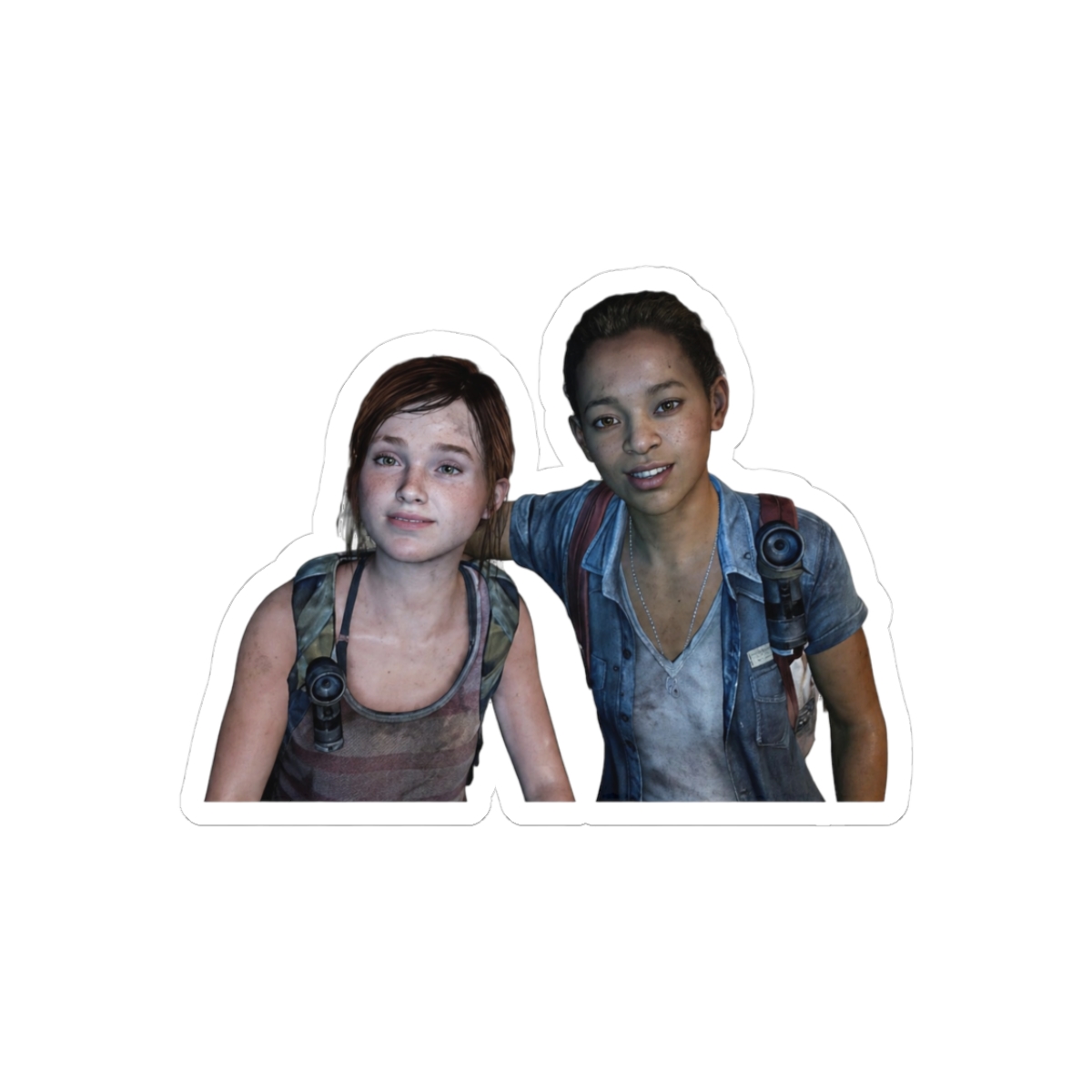 Ellie and Riley TLOU Duo Fandom Sticker