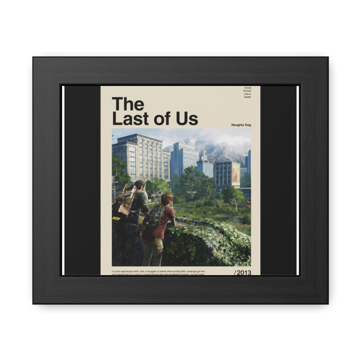 The Last of Us Cityscape Framed Poster