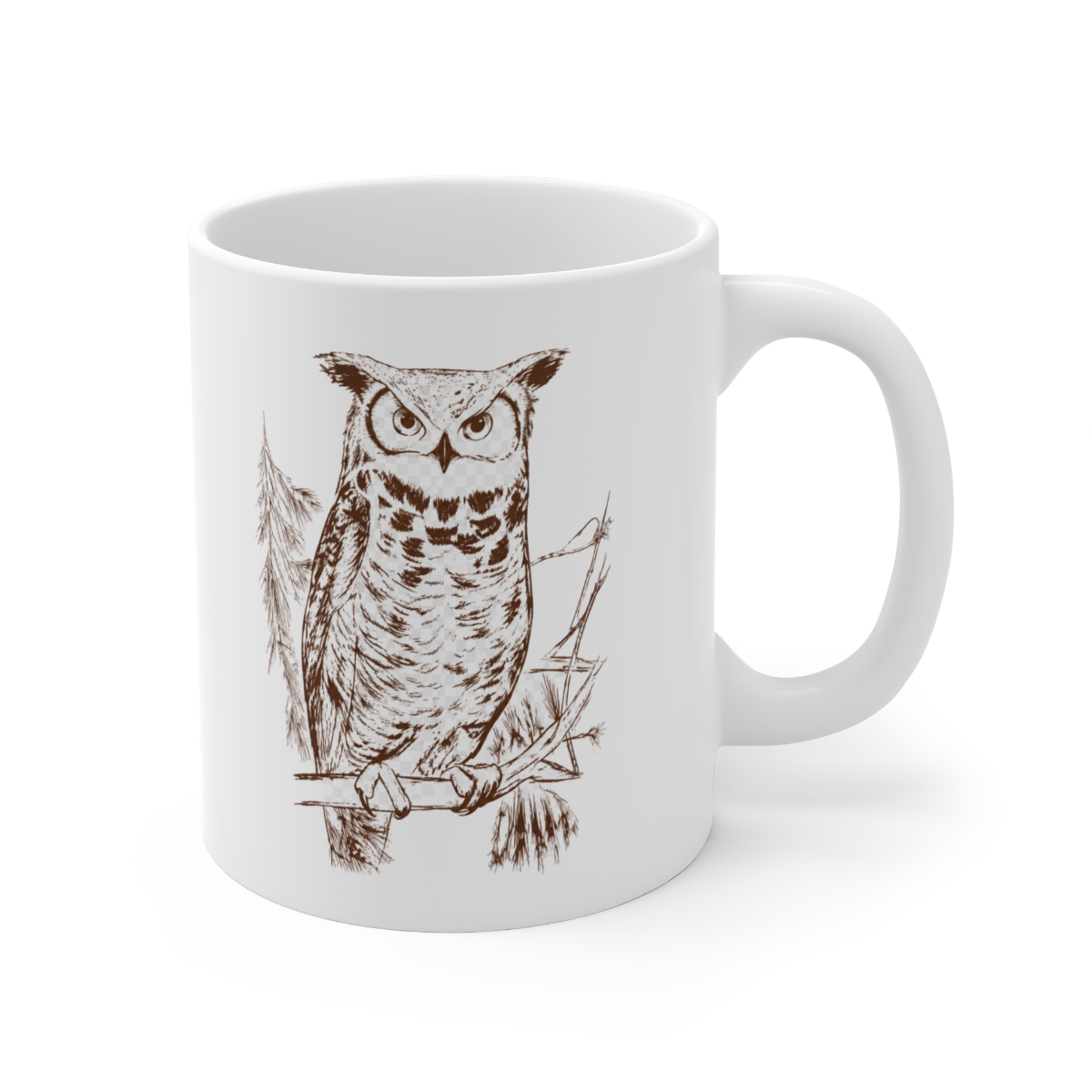 Owl Design Ceramic Mug
